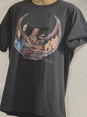 Vintage Colorado Single Stitch Southwestern Graphic Tee – L